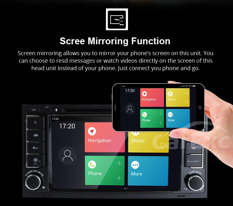 Discount CarExc Android 9.0 OS Octa Core For Volkswagen Touareg VW T5 Car Radio With GPS DVD WiFi Bluetooth USB SD Multimedia Navigation 11