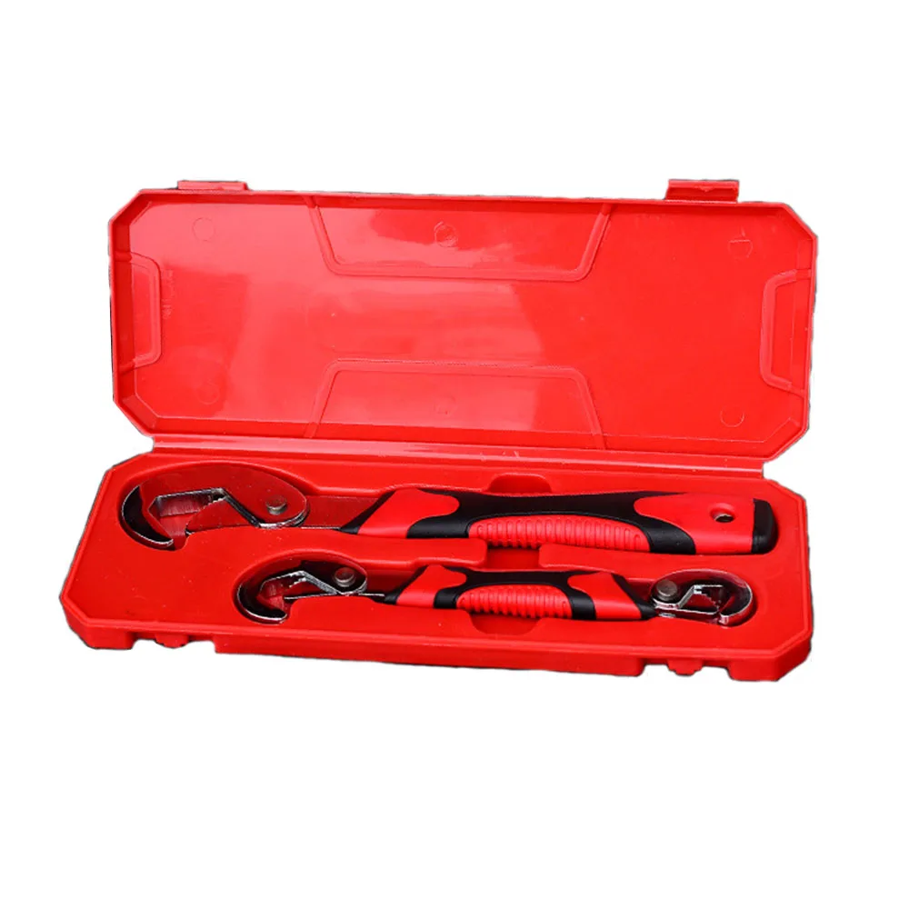 

Multi-Function 2 pcs Universal wrench adjustable knob Set Wrench 9-32 mm wrench-ratchet wrench hand tool