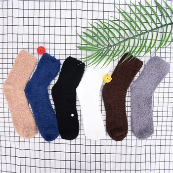 

Women Autumn Extremely Cozy Cashmere Socks Winter Warm Sleep Bed Floor Home Fluffy Drop Shipping 6 Colors