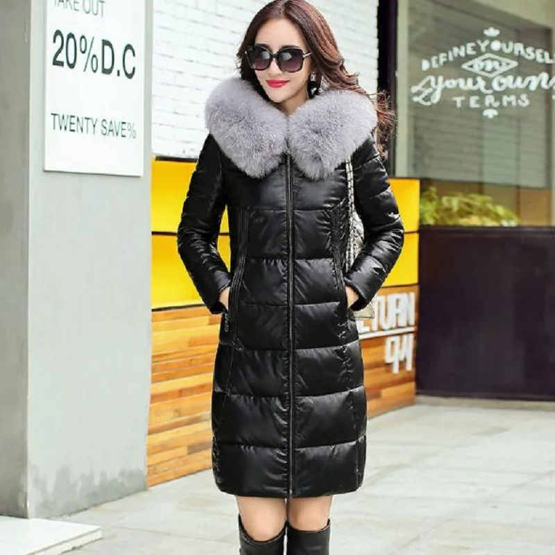 

new winter women's down jacket women's parkas Sheepskin and white duck down clothing pregnancy women clothing parkas 978