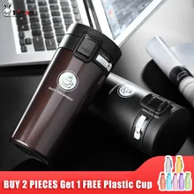 Hot Quality Double Wall Stainless Steel Vacuum Flasks 360ml 380ml Car Thermo Cup Coffee Tea Travel Mug Thermol Bottle Thermocup