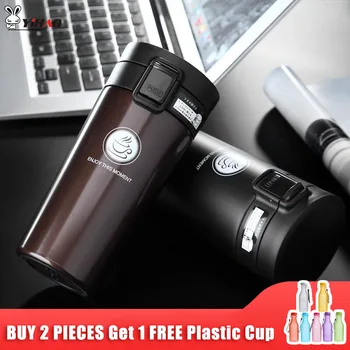

Hot Quality Double Wall Stainless Steel Vacuum Flasks 360ml 380ml Car Thermo Cup Coffee Tea Travel Mug Thermol Bottle Thermocup