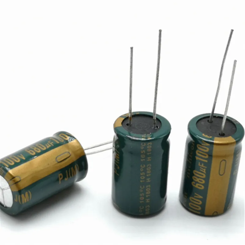 

2pcs/lot high frequency low impedance 100V 680UF 16*25mm 20% RADIAL aluminum electrolytic capacitor 680000nf