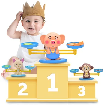 

Cartoon Balance Digital Toy Puppy Dog Game Educational Toy Math Intelligence Children Early Learning Education Toy