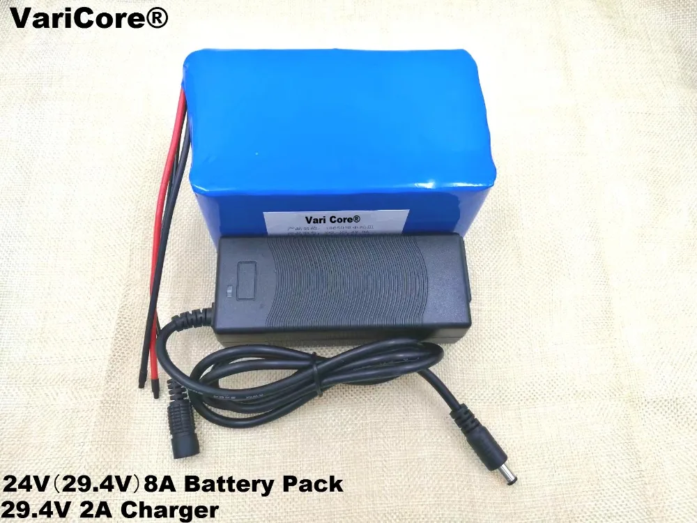 

24 V 8Ah 7S4P 18650 li-ion battery 29.4v 8000mAh Moped Electric / Electric Bicycle / Lithium Ion Battery Battery + Charger 2A