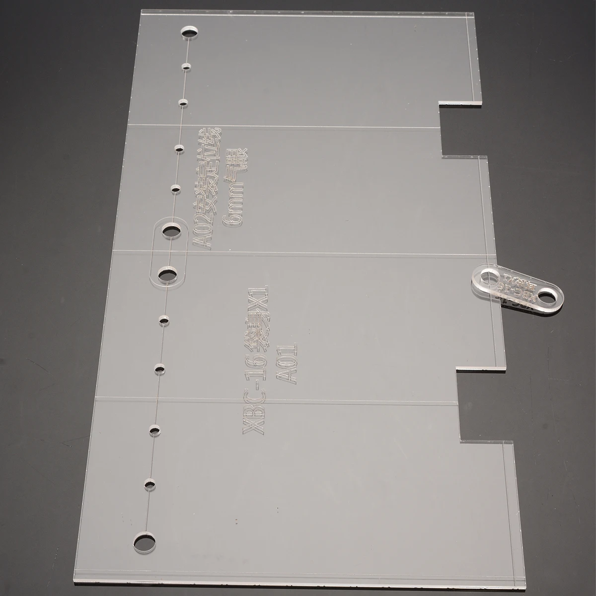 2pcs/Set Acrylic Clear Template Handcrafting Bag Pattern Stencil for Making Leather Bag DIY Craft Wallet