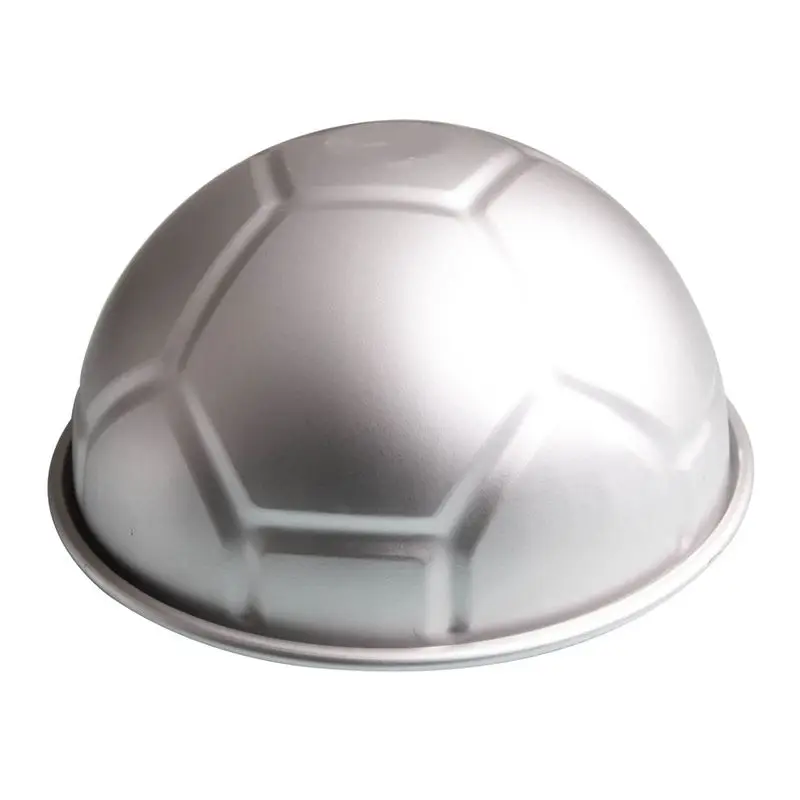 1 шт. 3D полукруглая форма для футбольного торта 8 дюймов утолщенная форма из алюминиевого сплава Форма для выпечки на день рождения