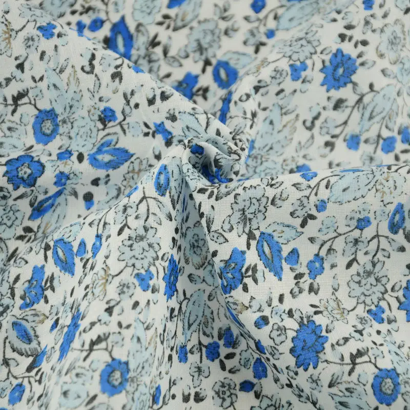

Plain and Simple Floral Printed Design Plain Fat Quarter 100% Cotton Fabric Sewing Clothes Patchwork Tissue 2016 New Arrivals CM
