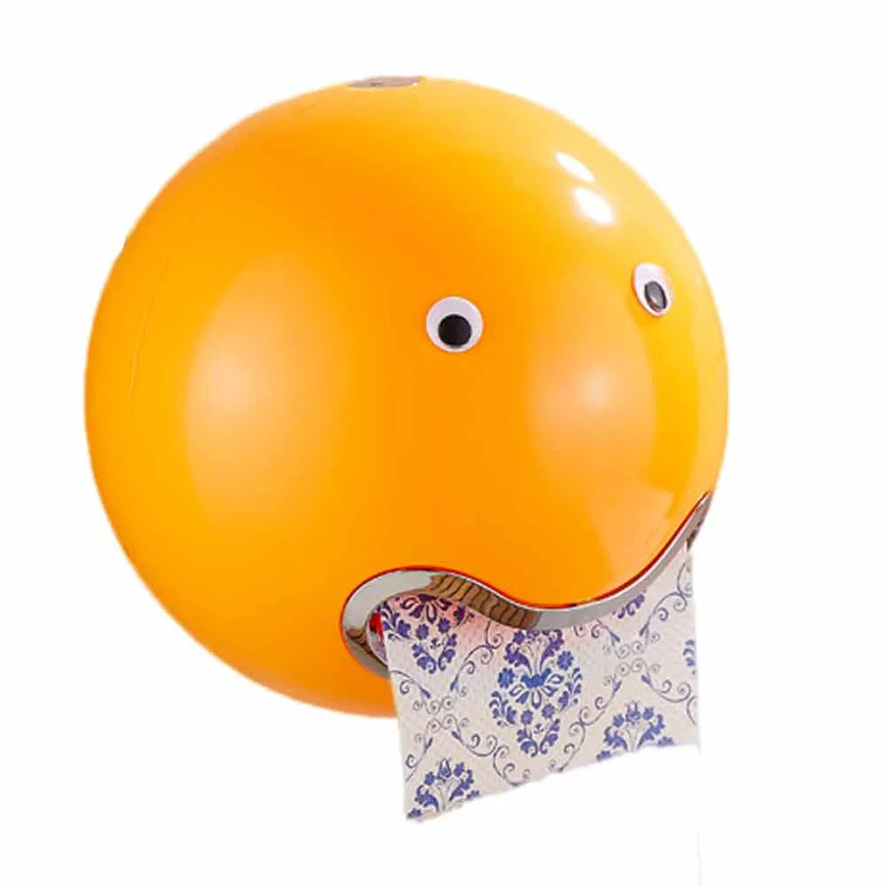 Ball Shaped Cute hot-Bathroom Toilet Waterproof Toilet Paper Box Roll Neu DE