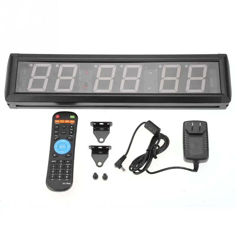 

2.3''Multi-function Programmable Clocks LED Digital Clock Interval Timer Big Stopwatch Home Gym Fitness Clock Desk Decor New