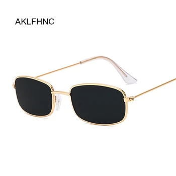 Rectangle Frame Unisex Sunglasses