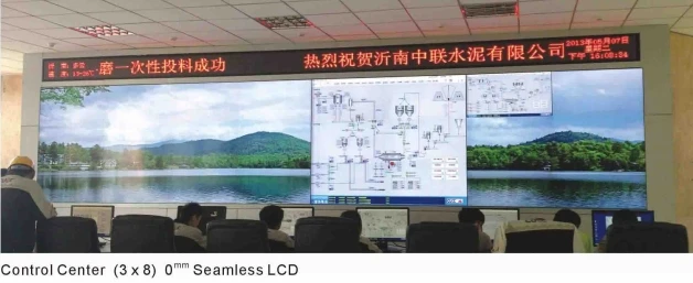 Центр управления воздушным судном 16x4 LCD 55 дюймов панель 0 мм ободок соединенный