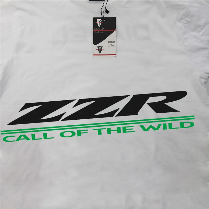 KODASKIN Moto Стиль Crewneck чистый хлопок Для мужчин футболка модная Streewear короткий рукав для ZZR ER-6N ZX-10R 1000