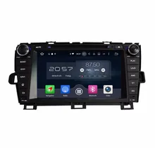 4 ГБ Оперативная память Octa Core 8 “Android 6,0 Car Audio DVD плеер для Toyota Prius 2009-2013 с радио gps 4 г WI-FI Bluetooth USB DVR