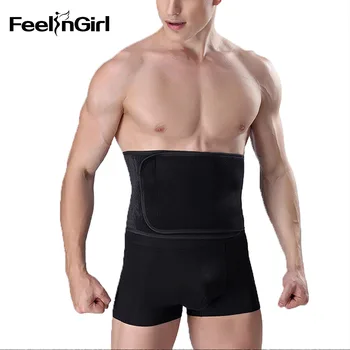 

FeelinGirl Man Slimming Body Shaper Firm Control Waist Shaper Man Slimming Belt Underwear-E