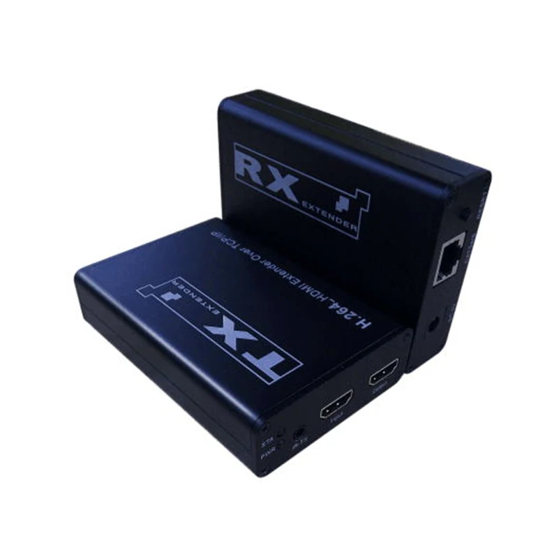 

200M HDMI Extender single via cat5e/6, using H.264 compress and decompress one to many application with Ethernet switch/router