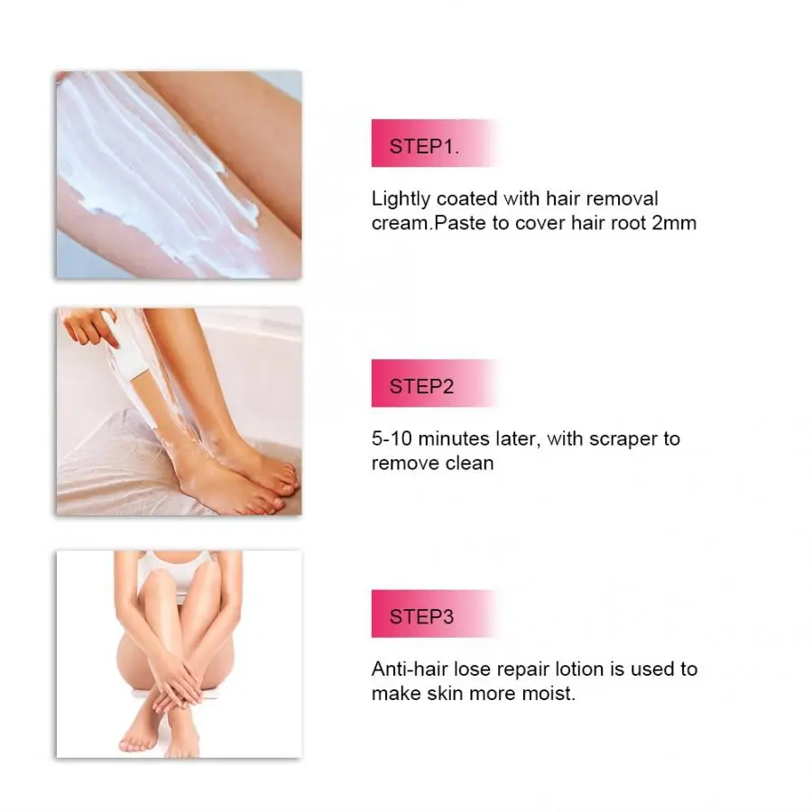 100g Snail Extract Painless Depilatory Hair Removal Wax For Body