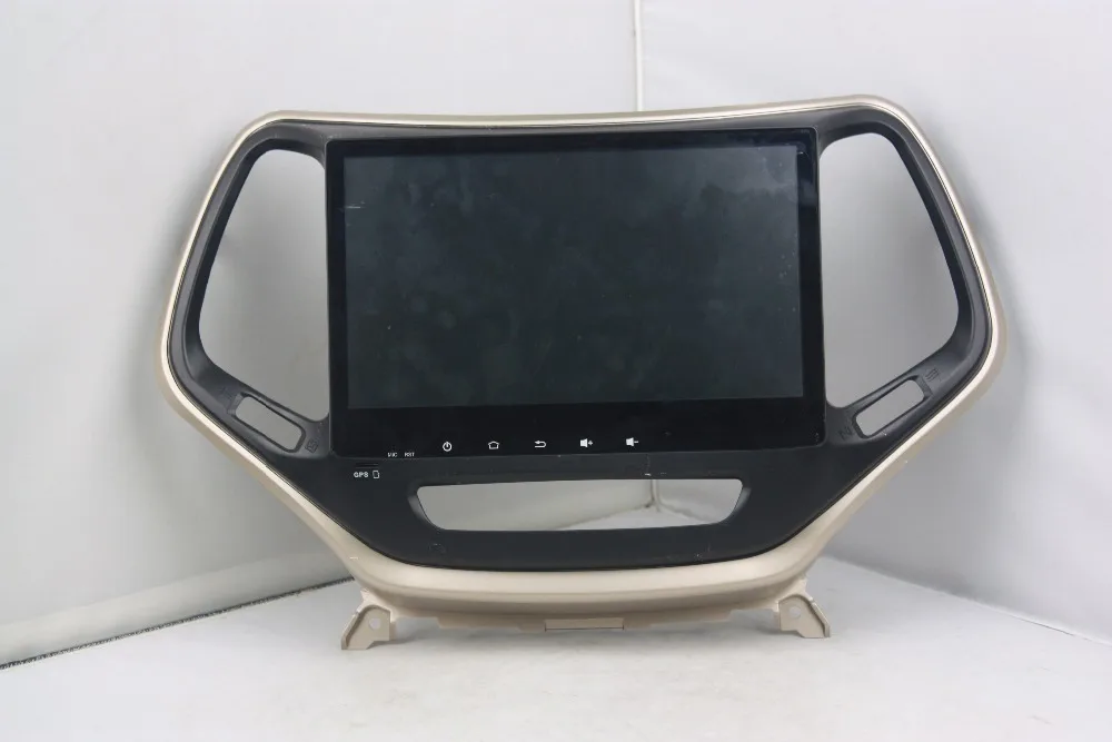 Clearance Android 8.1 Quad Core 10.1" Car Radio dvd GPS Multimedia Player for Jeep Cherokee 2016 2017 Bluetooth WIFI Mirror-link USB DVR 3