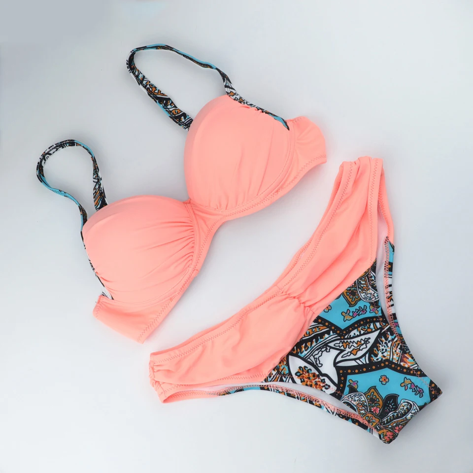 Женский купальник в полоску с чашками пуш ап|swimsuit plus|swimsuit swimsuitswimsuit women plus size |