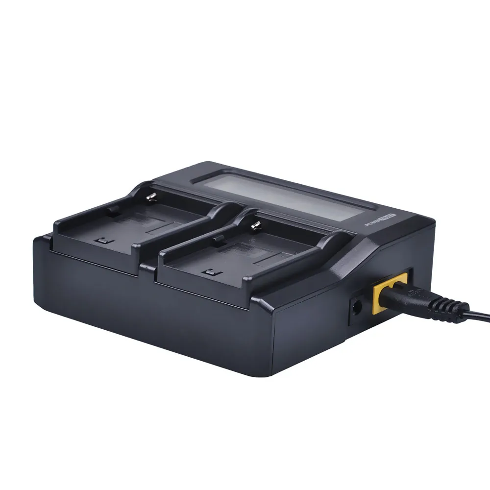 Duplo para Sony Baterias e F930 Lcd Rápido Carregador np F950 F770 F570 F975 Hvr-hd1000 1x Np-f970 Np-f960 F970 F960 - Image 3