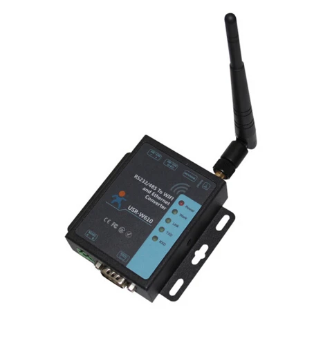 RS232 RS485 последовательный к WiFi и Ethernet конвертер USR-W610 Поддержка TCP сервер/TCP клиент/UDP сервер/UDP