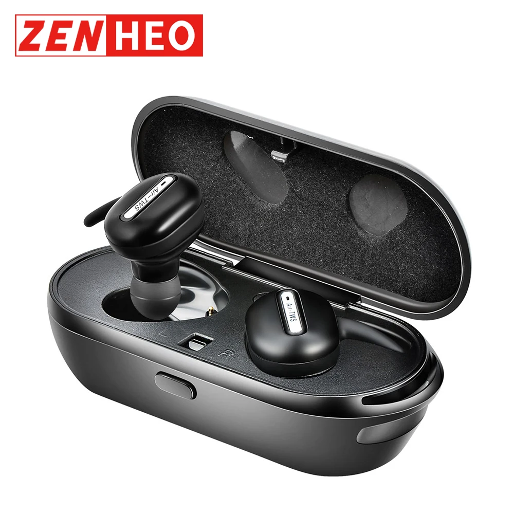 

ZENHEO T03 TWS Wireless Earphones 55mAh BT V4.2 Headsets Gaming with Charge Box Earbuds for Phone Mini Earbud Handsfree