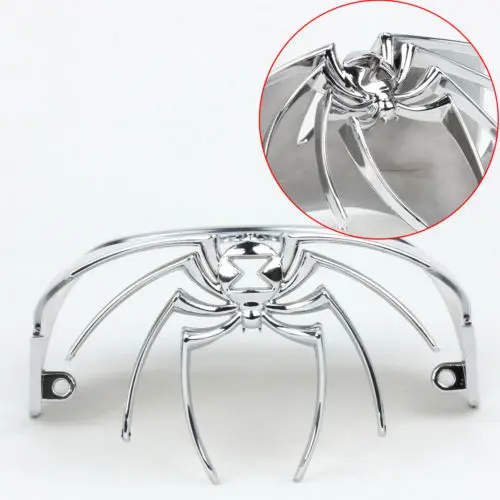 Motorcycle Parts Chroming Spider Widow Rear Tail Light Cover Fit for