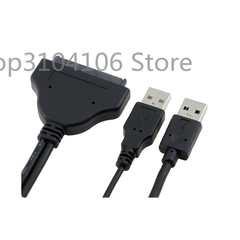 Высококачественный USB 3,0 для SATA 22 P 2," адаптер драйвера жесткого диска с usb-кабелем питания-скорость передачи до 5 Гб/сек Макс