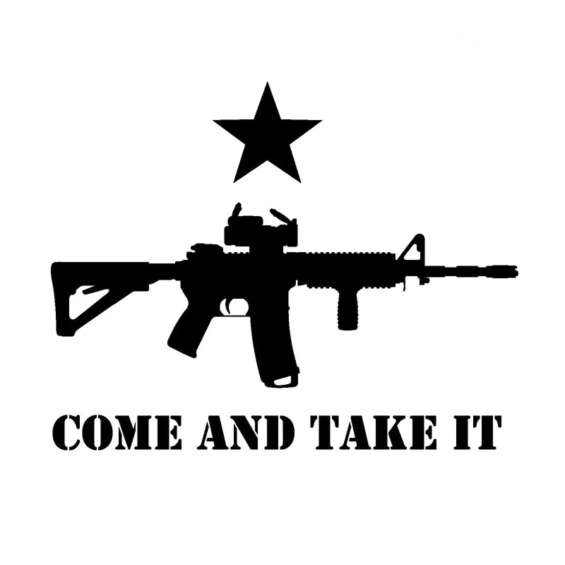 19 см * 15.3 см Come and take it AR-15 пистолет флаг Техас авто винил накле...