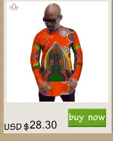 2017 Африканский Для мужчин Костюмы Базен богатый Дашики Для мужчин рубашка с длинными рукавами Повседневное Мода Африка Стиль Для мужчин