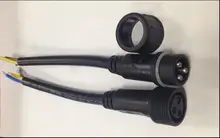 2 3 4 5 6PIN 0.3mm2 selo docking connector Masculino feminino À Prova D' Água para ao ar livre iluminação LED montagem cabo de Alimentação 10 conjunto/1 lote