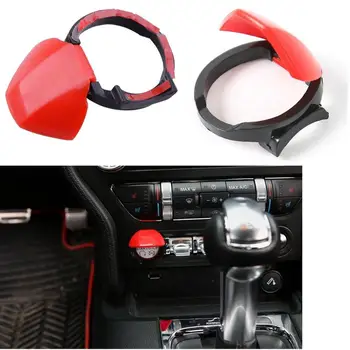 

Areyourshop Car Start Stop Button Cover Push Switch Control Trim Red For Ford Mustang 2015+ Car Start Stop Button Cover Car Part