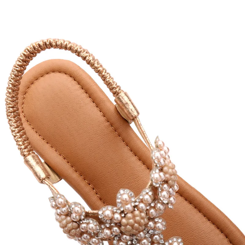 BEYARNESandals/женские летние пляжные сандалии в богемном стиле Повседневная плоская
