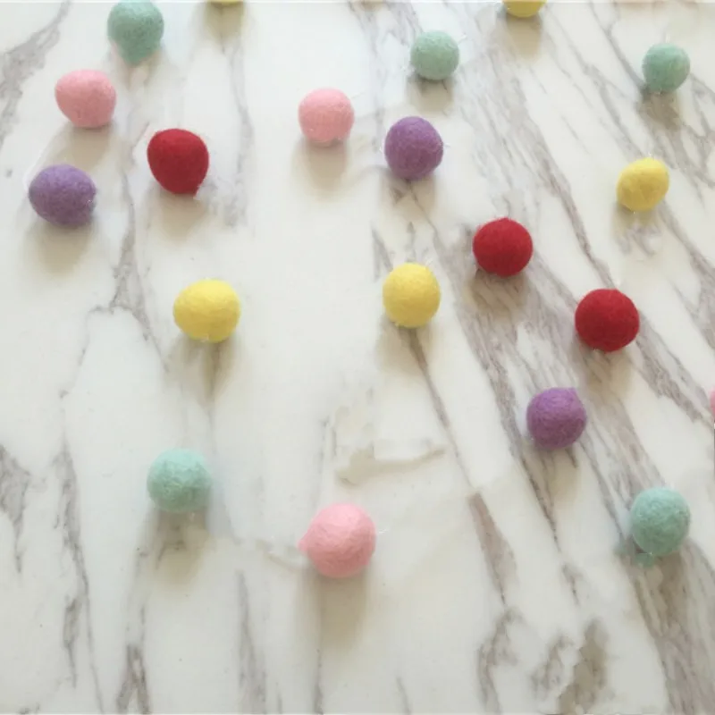 Buy 30pcs Wool Felt Balls Gar Round Wool Felt Ball