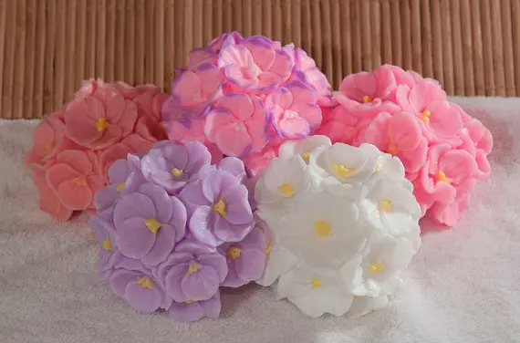 

bouquet of orchids flower candle mould silicone soap mold christmas gifts cake decorating mold