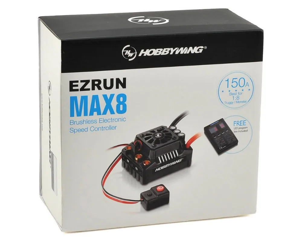 EZRUN Max8 V3 150A водонепроницаемый бесщеточный ESC для RC 1/8 Traxxas E-REVO Traxxas Summit HPI Savage Thunder Tiger