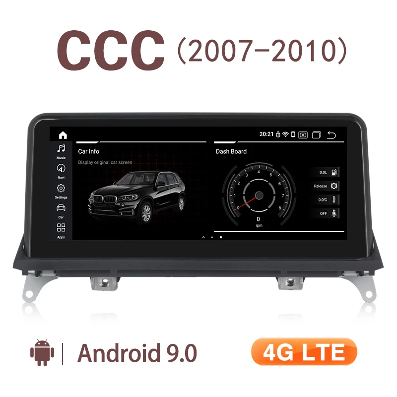 Android 9,0 4 Гб ОЗУ 64 Гб ПЗУ Автомобильный gps навигатор мультимедийный плеер для BMW X5 E70 X6 E71 2007-2013 с 4G SIM LTE wifi ips BT - Цвет: For ccc system