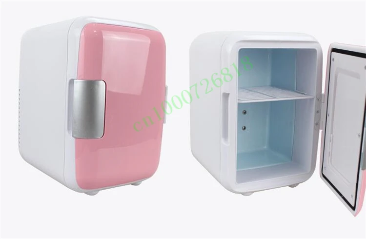 4L высокое качество Портативный электрический холодильник два Цвет доступны холодной и горячей двойной с помощью машина, холодильник для путешествий