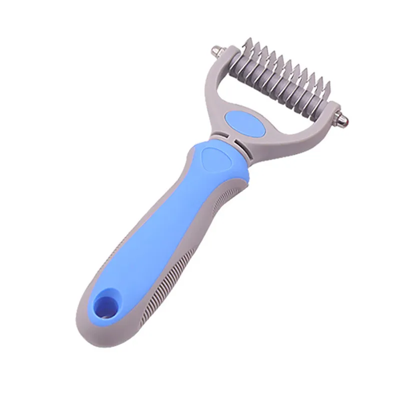 Rake Combs Dog Hair Remover Cat Brush Grooming Tools Clipper Attachment Pet Trimmer Combs for Cat Dog Cleaning Supplies 40DC25 (3)