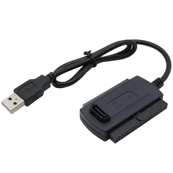

Hot Sale 3-in-1 USB 2.0 Cable Adapter USB To 2.5/3.5/5.25inch SATA IDE High Speed 480Mb/s Adapters