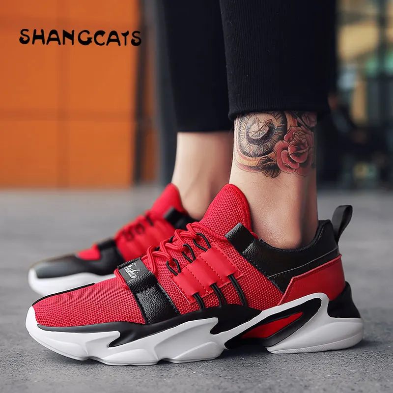 

tenis masculino adulto Summer Shoes Men 2018 New Fashion Men's Sneakers New Feel Casual Sneakers Men High Top Shoes For Men
