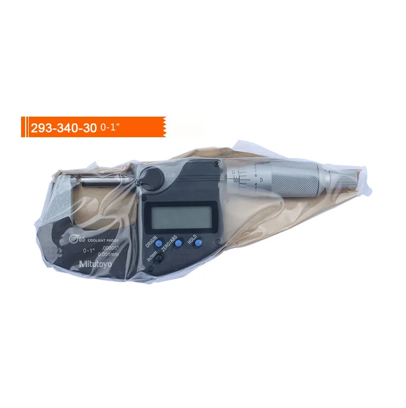 

Mitutoyo Measuring Range 0-1in 0-25.4mm 293-340-30 MDC-1"PX Digital Outside Micrometers IP65 Accuracy ±.00005in