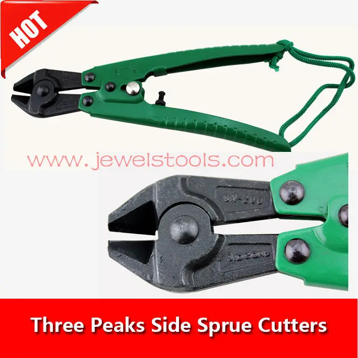 

Free Shipping Three Peaks Side Sprue Cutters,Jewelry Making Japan Cutters,stainless steel Repair Tools,230mm long