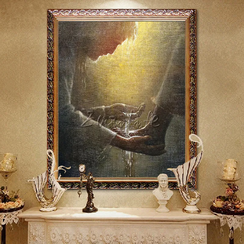 

Jesus Christ Jesus Canvas Posters and Prints Wall Art Pictures for living room Home Decor cuadros decoracion Oil painting 86