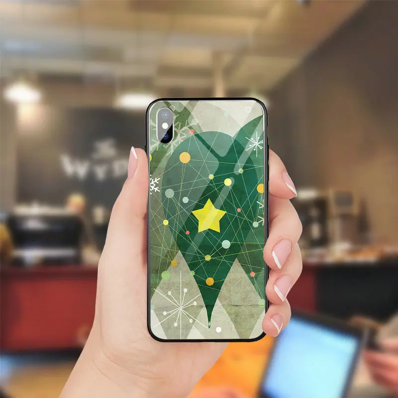 Жесткий ПК ТПУ закаленное Стекло телефон случаях для Iphone 5 5s se X XR XS Max 8 7 6 S Plus плюс