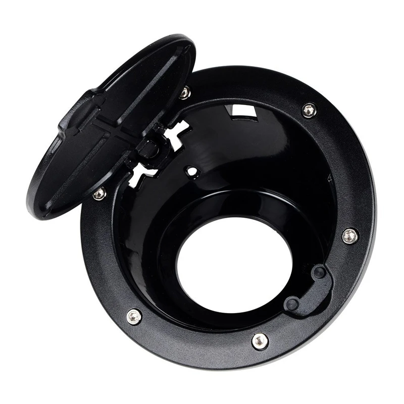 Fuel Filler Door Cover Gas Tank Cap for Jeep Wrangler JK 2007 2016