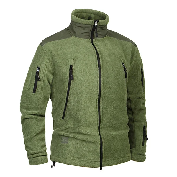 Tactical Clothing Coat Men Thicken Warm Military Army Fleece Jacket Patchwork Multi Pockets Polartec Men's Jacket and Coats