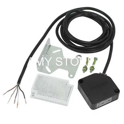 

BEN5M-MFR AC 5 Wire AC DC24-240V 400mA NO 10m Diffuse Reflection Type Photoelectric Switch