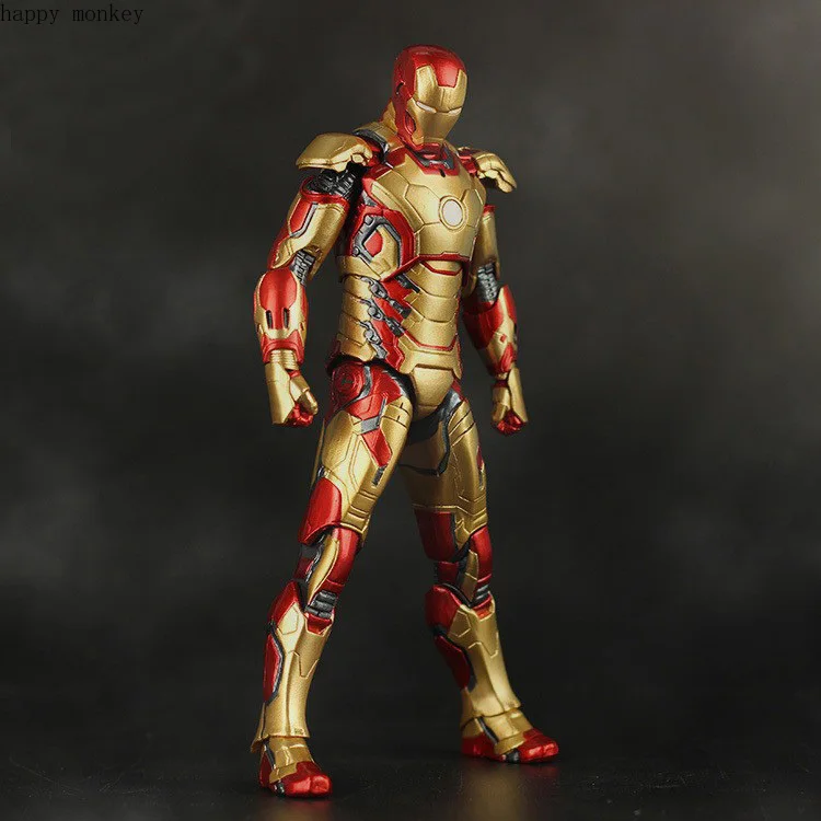 Marvel Infinity War супер герой Железный человек Фигурки Tonny MK42/MK43 кукла игрушка из ПВХ с