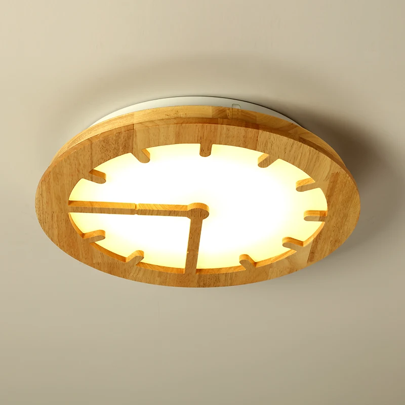 

wooden ceiling lights Solid Wooden creative simple warm bedroom solid wood lamp Chinese style dining room lamp MZ71